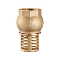 Brass foot valve